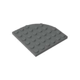 6003 | Plate, Round Corner 6 x 6