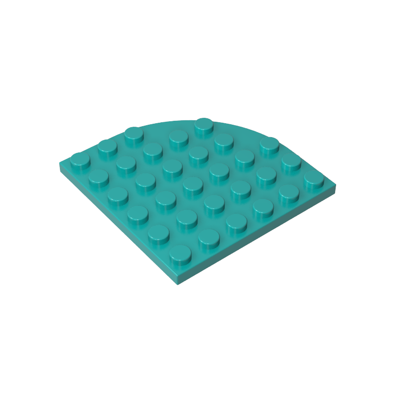 6003 | Plate, Round Corner 6 x 6