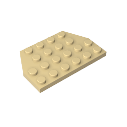 32059 | Wedge, Plate 4 x 6 Cut Corners