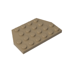 32059 | Wedge, Plate 4 x 6 Cut Corners