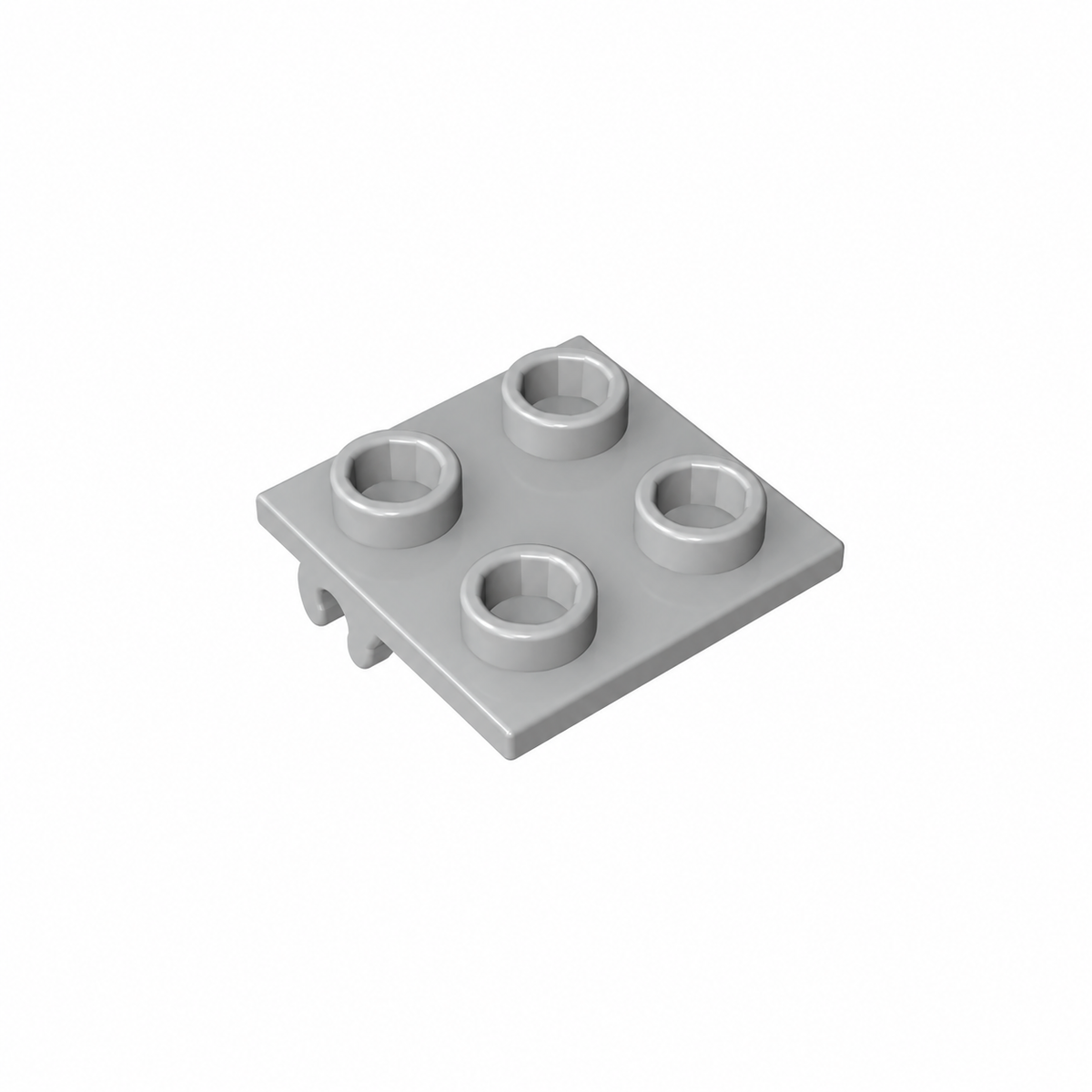 2415 | Plate, Modified 2 x 2 Thin with Plane Single Wheel Holder