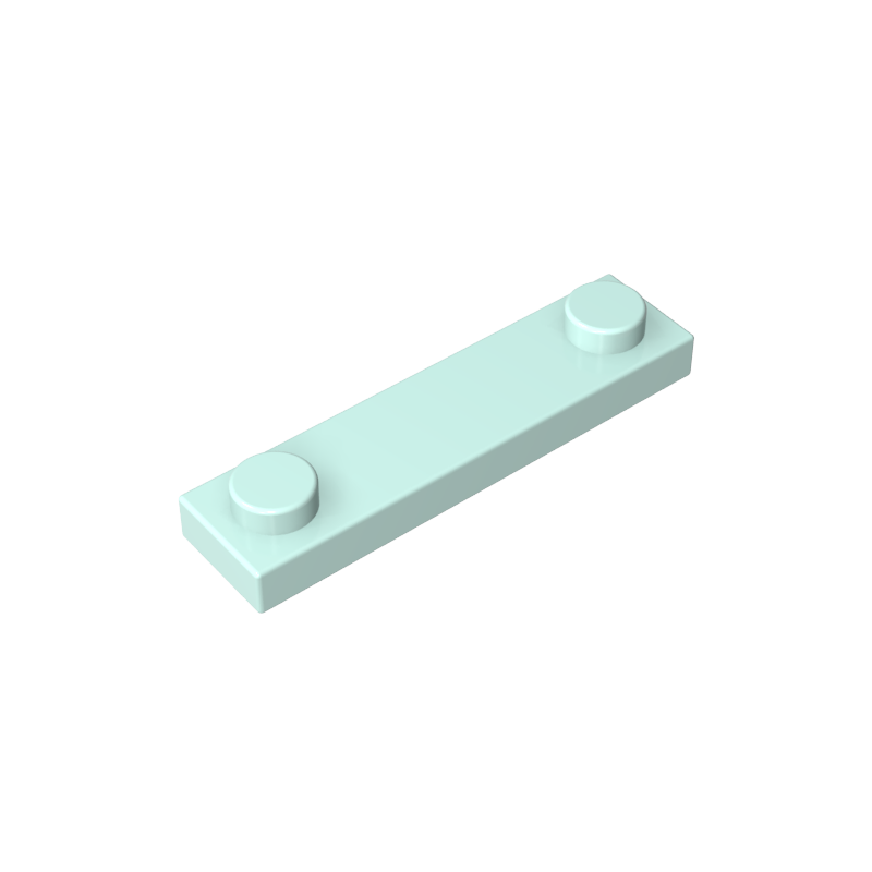 92593 | Plate, Modified 1 x 4 with 2 Studs without Groove