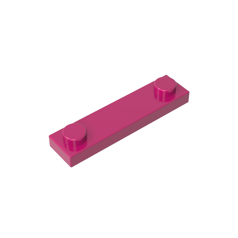 92593 | Plate, Modified 1 x 4 with 2 Studs without Groove