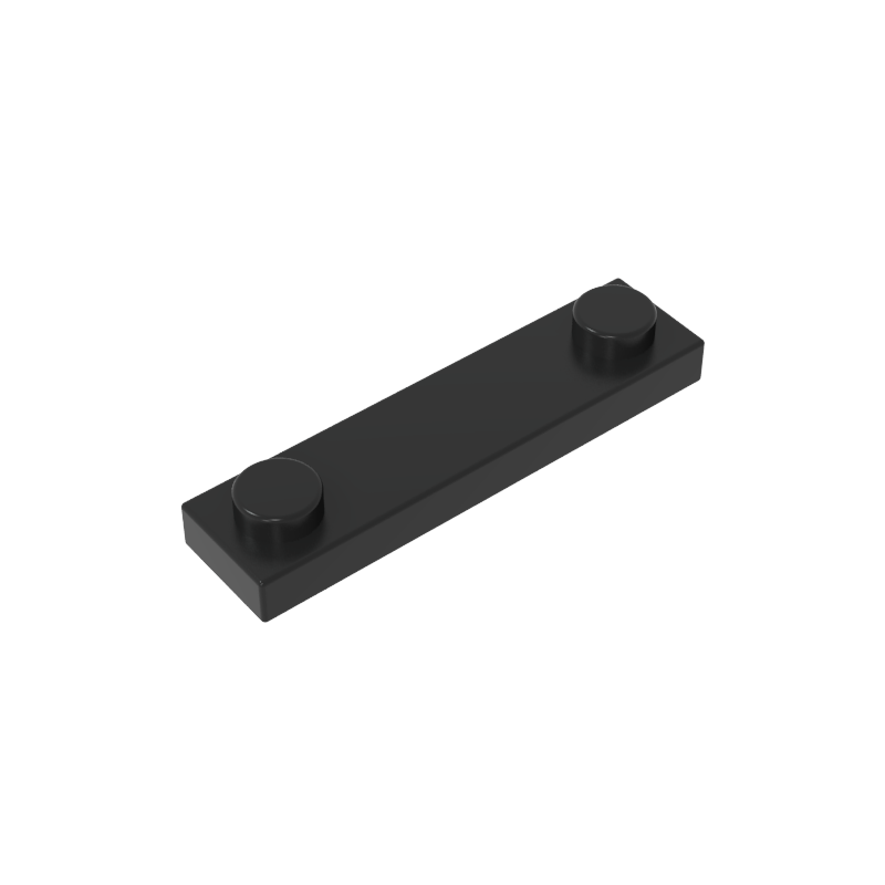 92593 | Plate, Modified 1 x 4 with 2 Studs without Groove