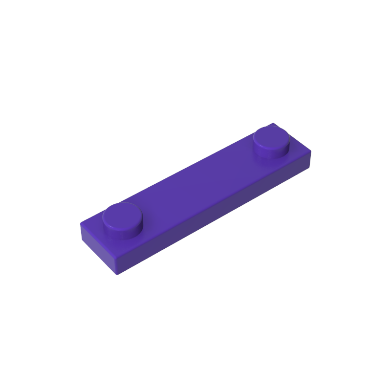 92593 | Plate, Modified 1 x 4 with 2 Studs without Groove