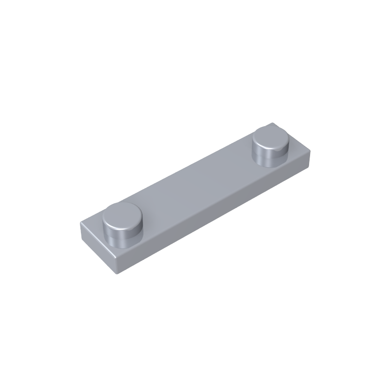 92593 | Plate, Modified 1 x 4 with 2 Studs without Groove