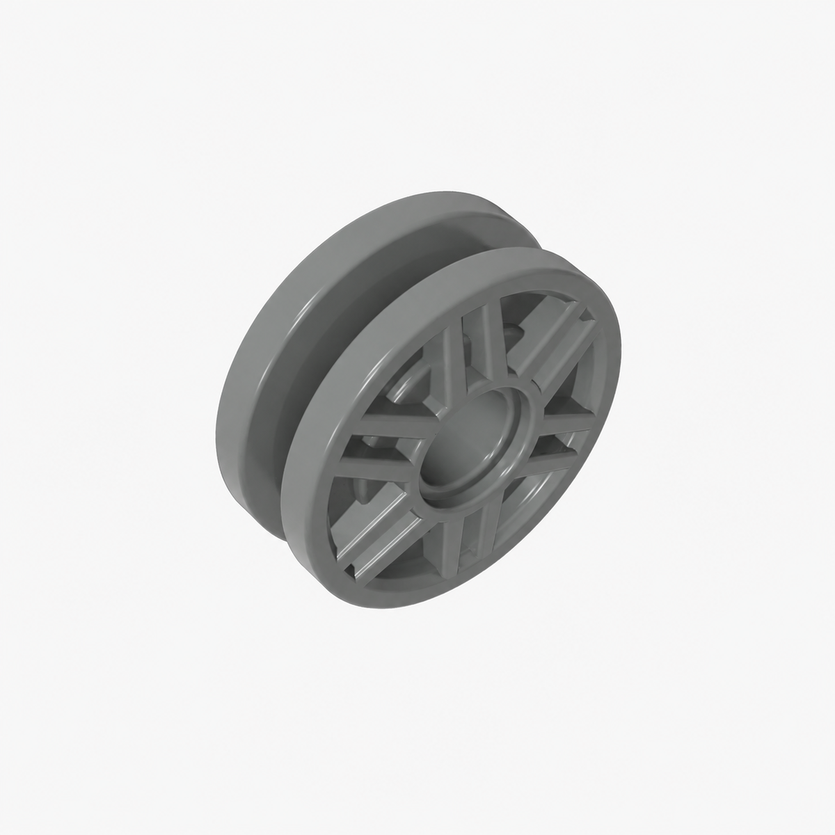 13971 | Wheel 18mm D. x 8mm with Fake Bolts and Deep Spokes with Inner RingWh