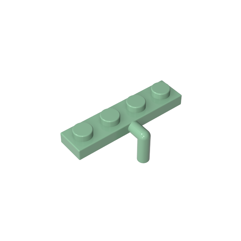 30043 | Plate, Modified 1 x 4 with Bar Arm Down