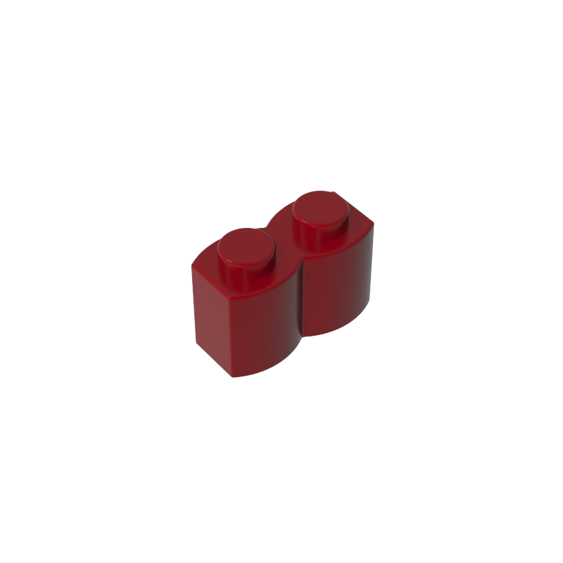 30136 | Brick, Modified 1 x 2 with Log Profile