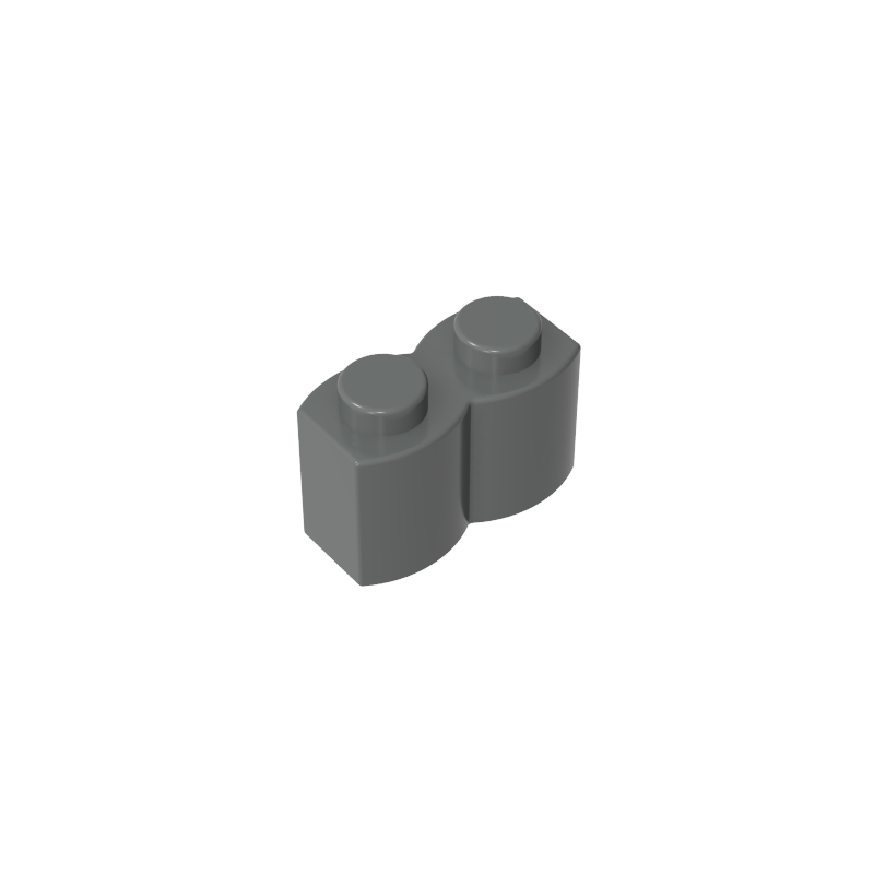 30136 | Brick, Modified 1 x 2 with Log Profile