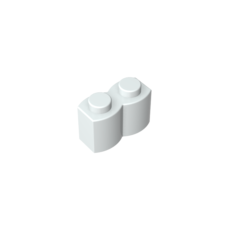 30136 | Brick, Modified 1 x 2 with Log Profile