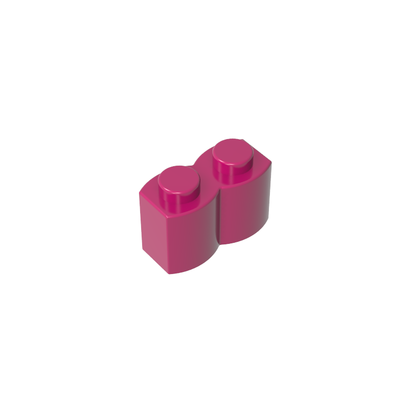 30136 | Brick, Modified 1 x 2 with Log Profile