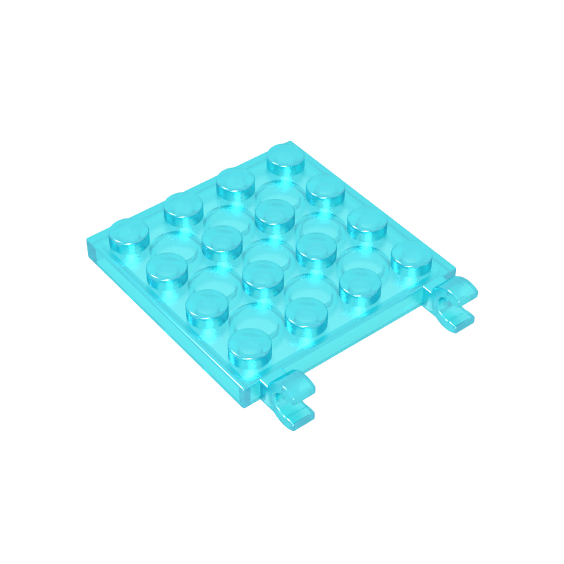 11399 | Plate, Modified 4 x 4 with 2 Open O Clips (Horizontal Grip)