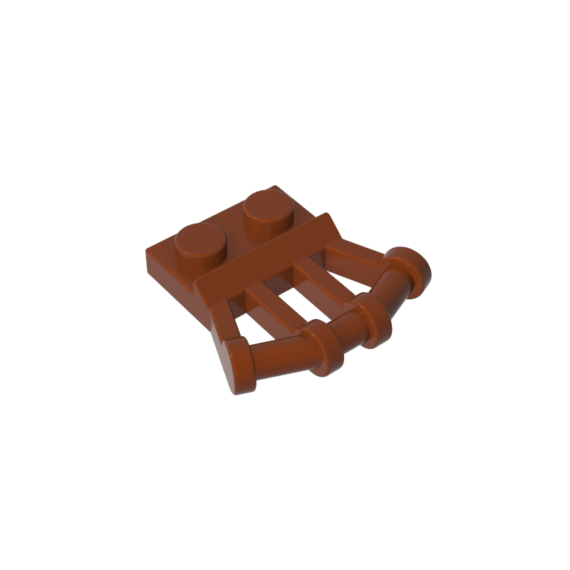 92692 | Plate, Modified 1 x 2 with Angled Bar Handles on Side