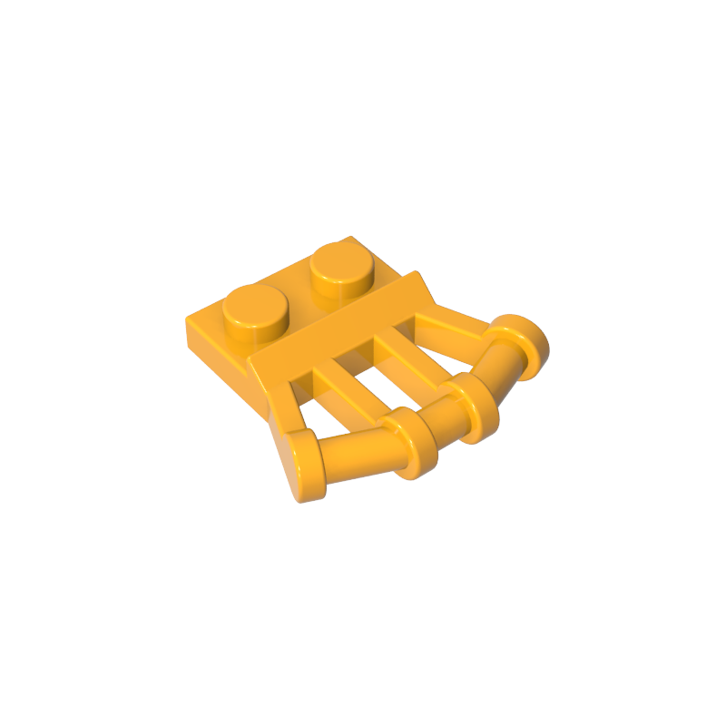 92692 | Plate, Modified 1 x 2 with Angled Bar Handles on Side