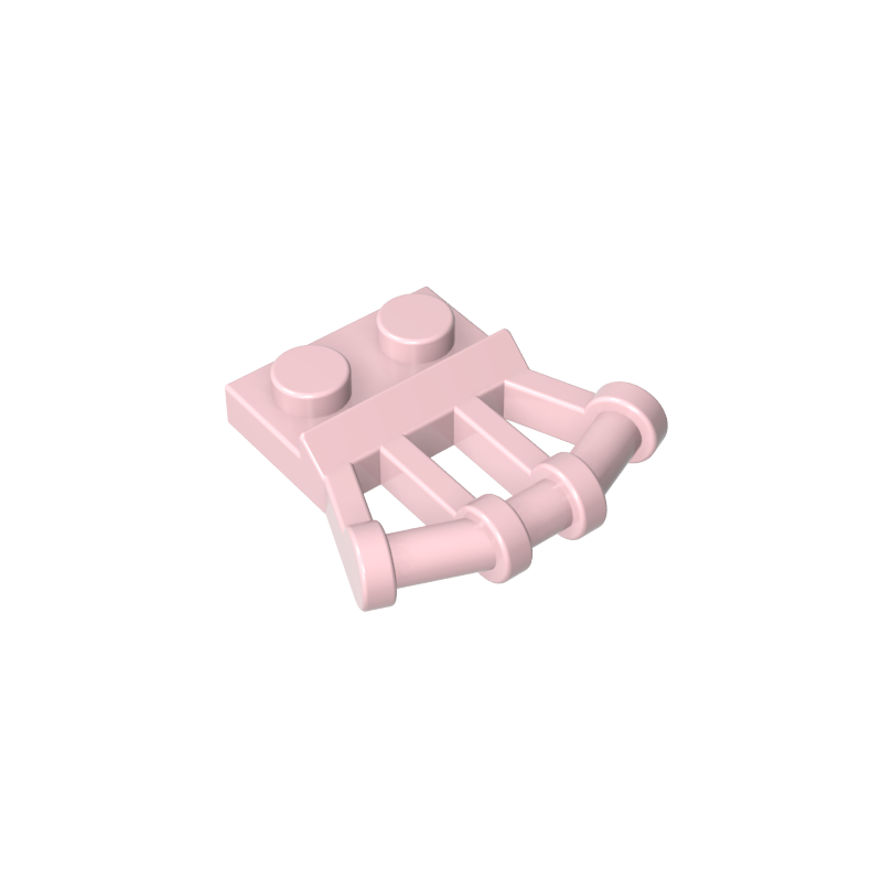 92692 | Plate, Modified 1 x 2 with Angled Bar Handles on Side
