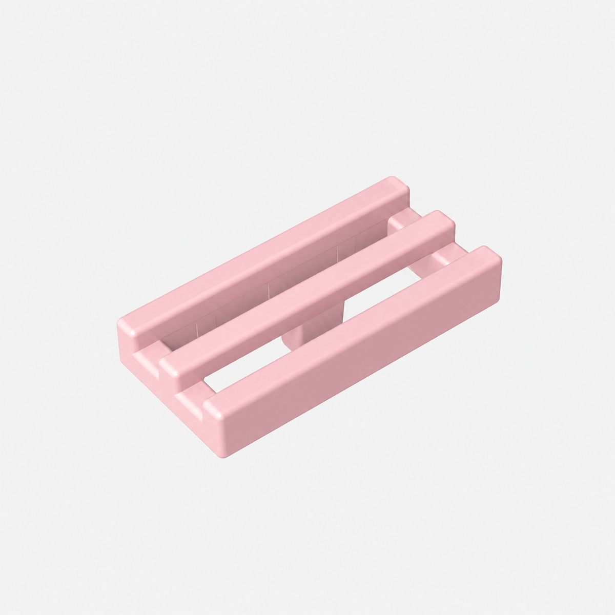 2412b | Tile, Modified 1 x 2 Grille without Bottom Groove / Lip