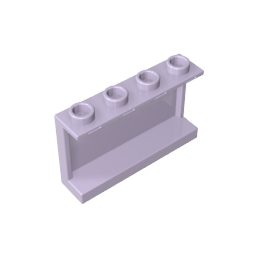 14718 | Panel 1 x 4 x 2 with Side Supports - Hollow Studs