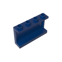 14718 | Panel 1 x 4 x 2 with Side Supports - Hollow Studs