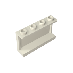 14718 | Panel 1 x 4 x 2 with Side Supports - Hollow Studs