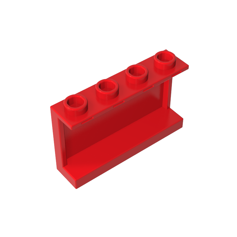 14718 | Panel 1 x 4 x 2 with Side Supports - Hollow Studs