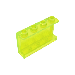 14718 | Panel 1 x 4 x 2 with Side Supports - Hollow Studs