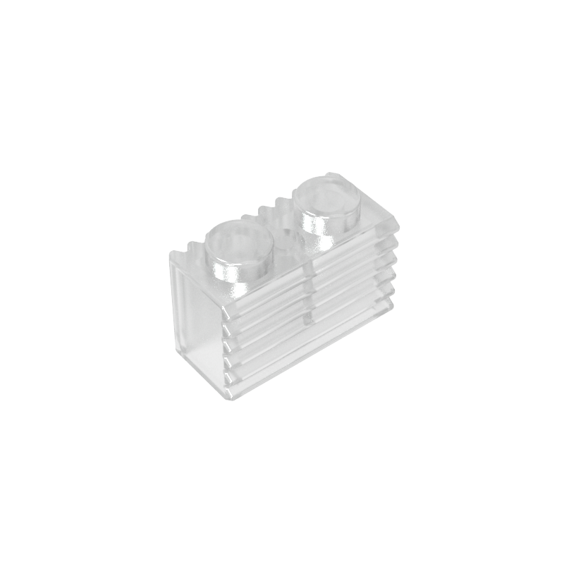 2877 | Brick, Modified 1 x 2 with Grille / Fluted Profile
