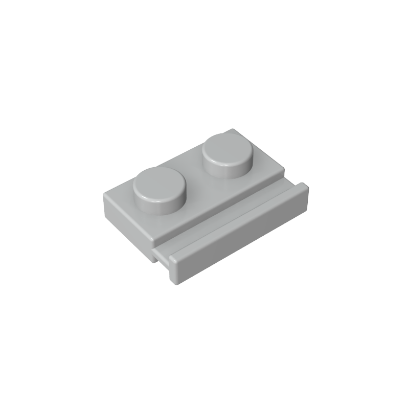 32028 | Plate, Modified 1 x 2 with Door Rail