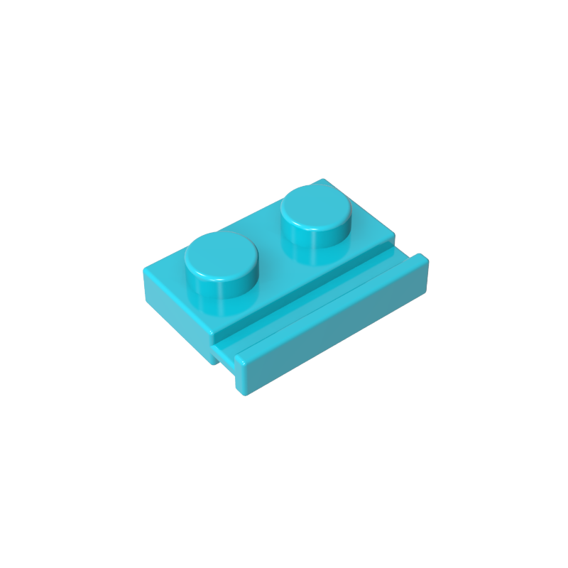 32028 | Plate, Modified 1 x 2 with Door Rail