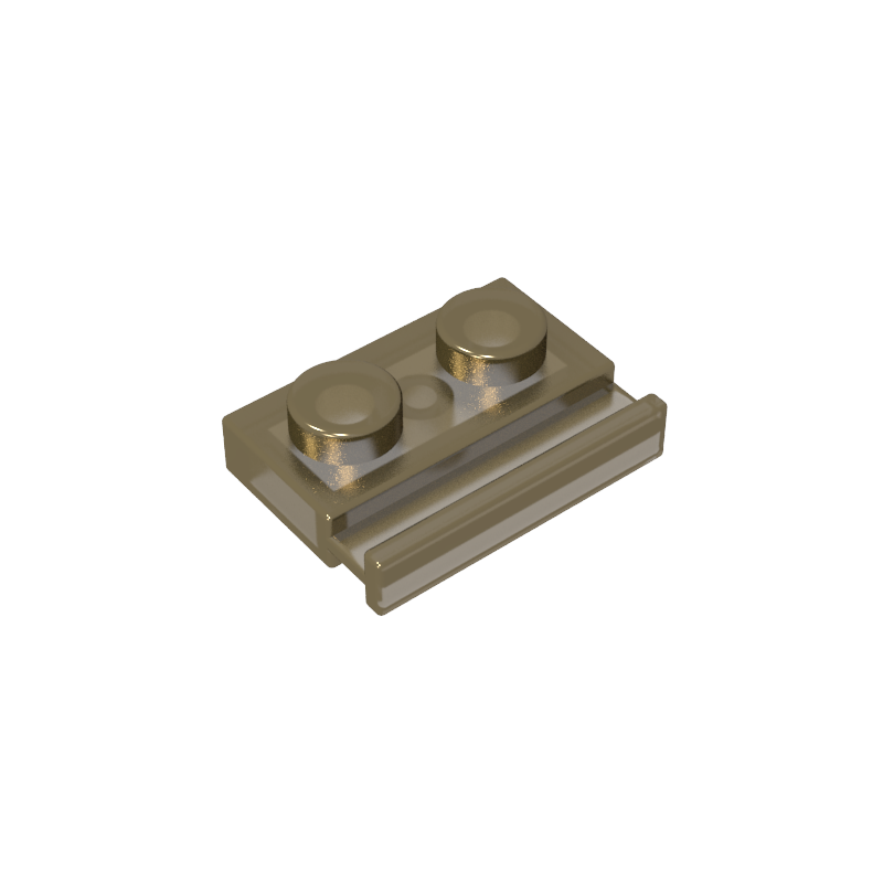 32028 | Plate, Modified 1 x 2 with Door Rail