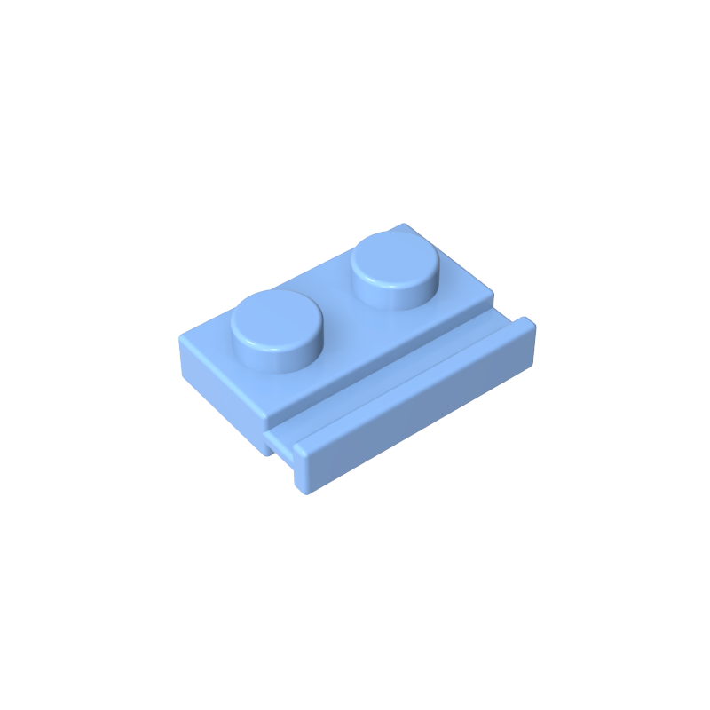 32028 | Plate, Modified 1 x 2 with Door Rail