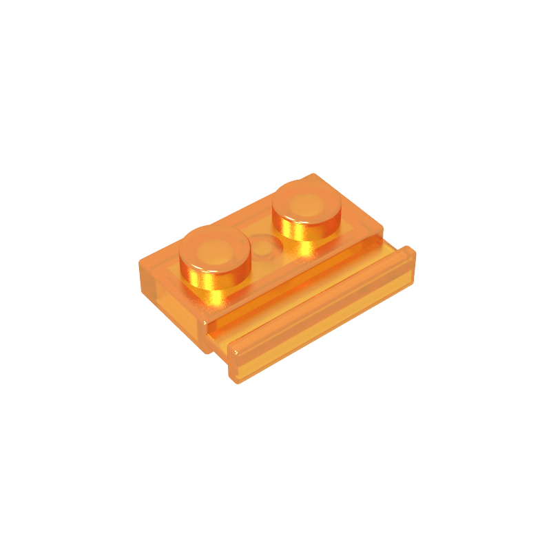 32028 | Plate, Modified 1 x 2 with Door Rail