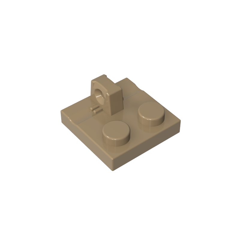 92582 | Hinge Plate 2 x 2 Locking with 1 Finger on Top