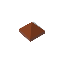 22388 | Slope 45 1 x 1 x 2/3 Quadruple Convex Pyramid