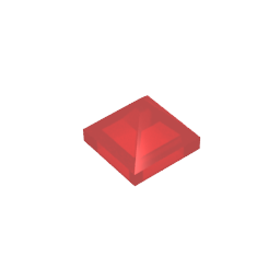 22388 | Slope 45 1 x 1 x 2/3 Quadruple Convex Pyramid