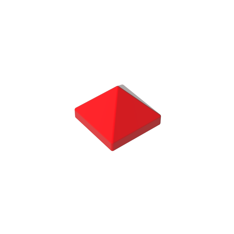 22388 | Slope 45 1 x 1 x 2/3 Quadruple Convex Pyramid