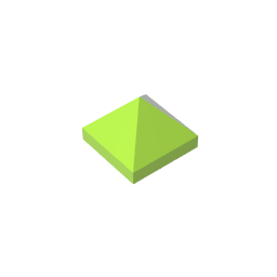22388 | Slope 45 1 x 1 x 2/3 Quadruple Convex Pyramid