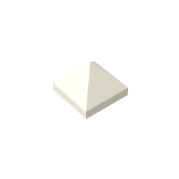 22388 | Slope 45 1 x 1 x 2/3 Quadruple Convex Pyramid