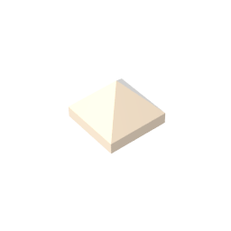 22388 | Slope 45 1 x 1 x 2/3 Quadruple Convex Pyramid