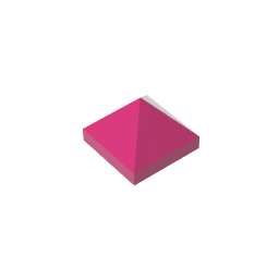 22388 | Slope 45 1 x 1 x 2/3 Quadruple Convex Pyramid