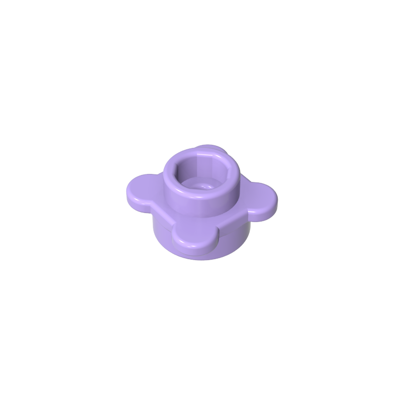 33291 | Plate, Round 1 x 1 with Flower Edge (4 Knobs / Petals)