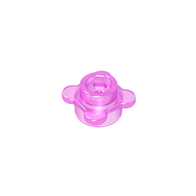 33291 | Plate, Round 1 x 1 with Flower Edge (4 Knobs / Petals)