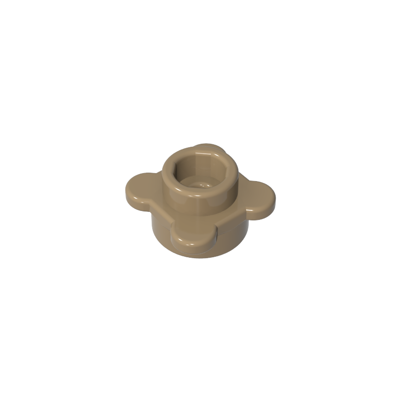 33291 | Plate, Round 1 x 1 with Flower Edge (4 Knobs / Petals)