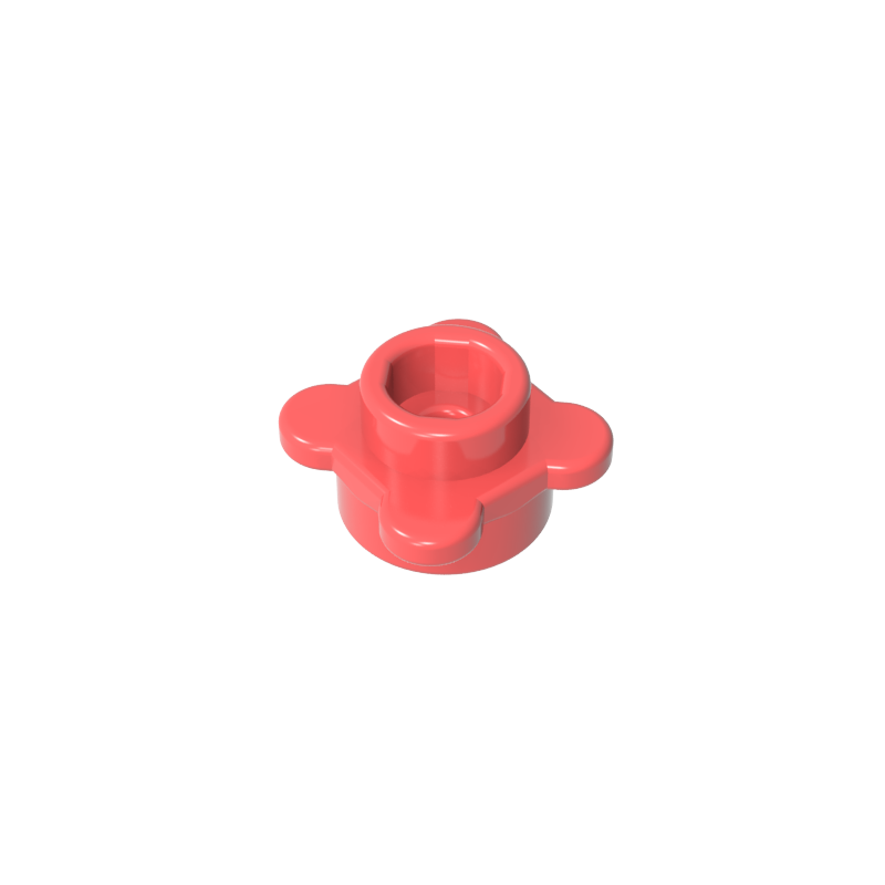 33291 | Plate, Round 1 x 1 with Flower Edge (4 Knobs / Petals)
