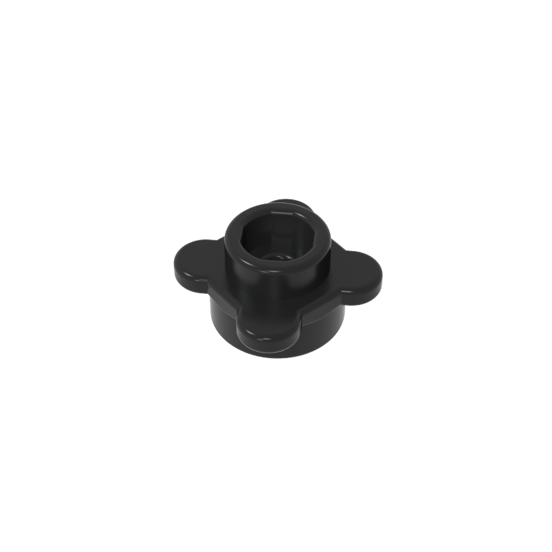 33291 | Plate, Round 1 x 1 with Flower Edge (4 Knobs / Petals)