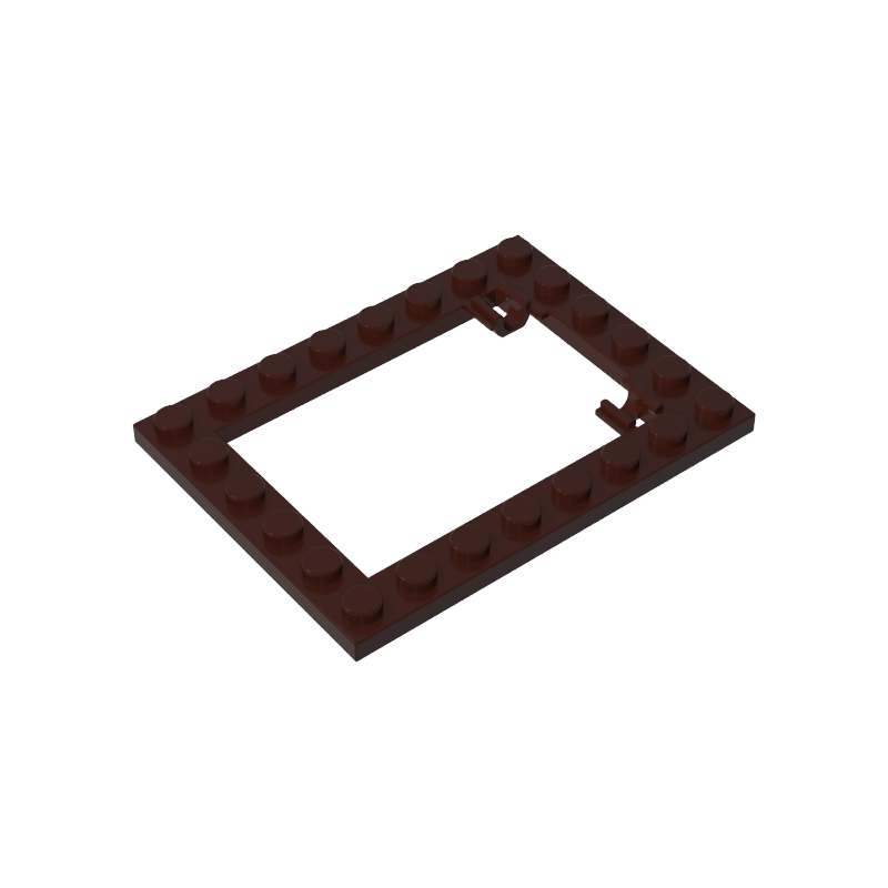 92107 | Plate, Modified 6 x 8 Trap Door Frame Horizontal (Long Pin Holders)