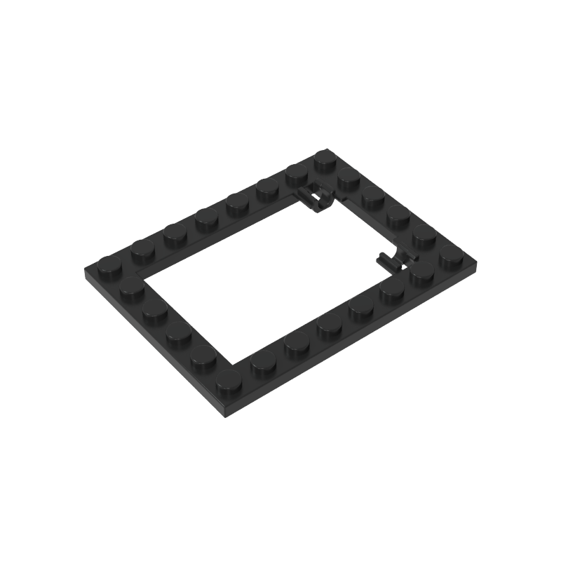 92107 | Plate, Modified 6 x 8 Trap Door Frame Horizontal (Long Pin Holders)