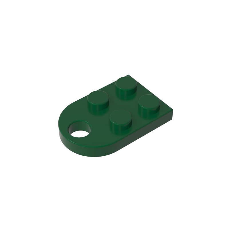 3176 | Plate, Modified 2 x 3 with Hole