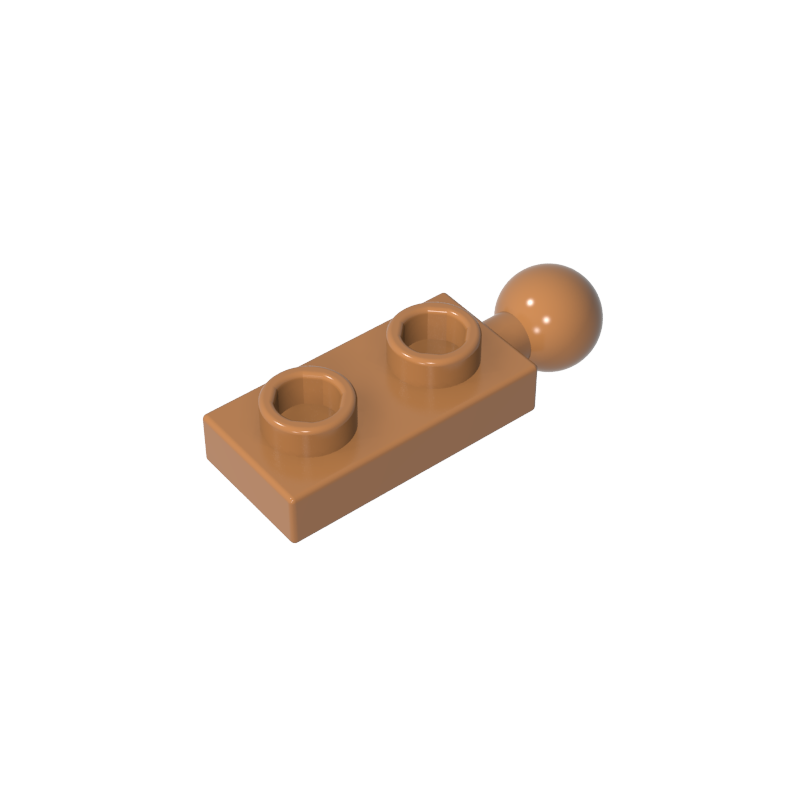 22890 | Plate, Modified 1 x 2 with Tow Ball on End