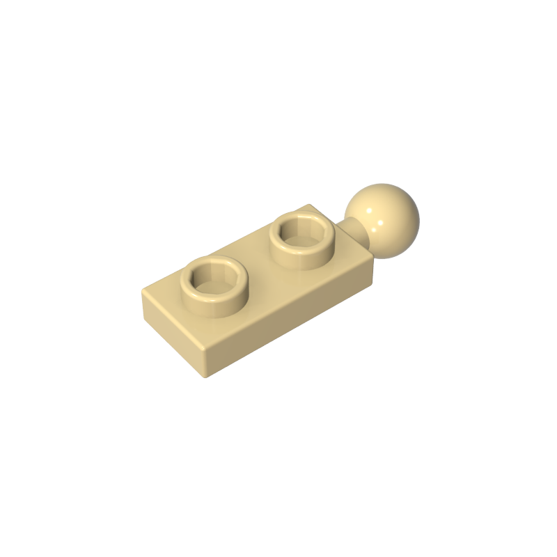 22890 | Plate, Modified 1 x 2 with Tow Ball on End